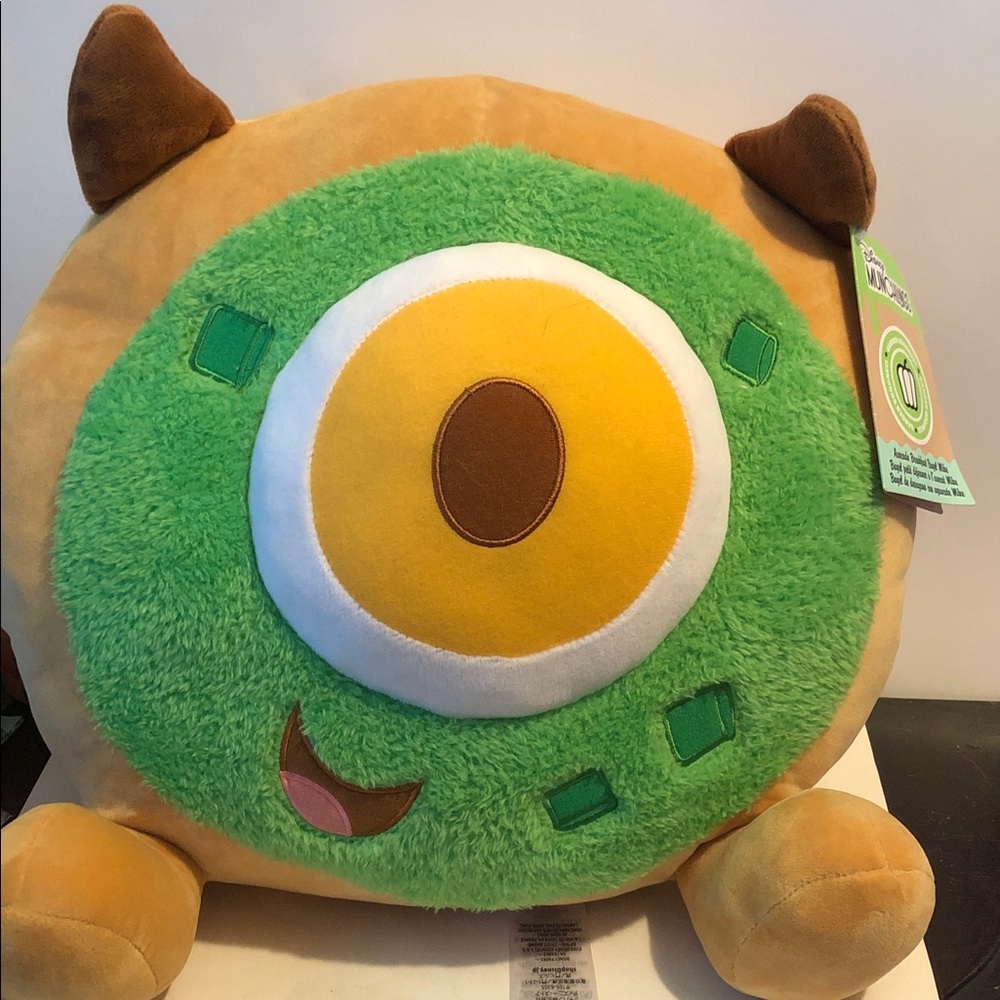 Disney Munclings Mike Wazowski Avocado Breakfast Bagel Scented Plush
